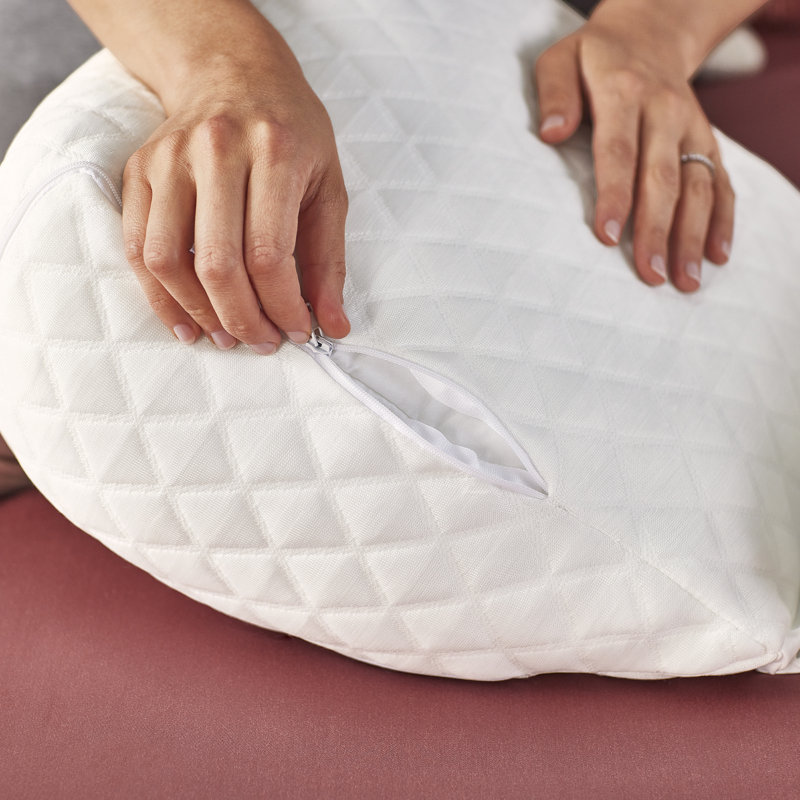 nue By Novaform Wedge Pregnancy Pillow With Antimicrobial Cool Cover